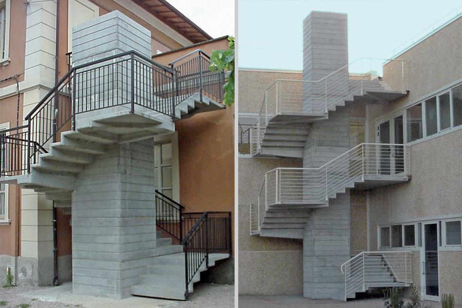 Scale prefabbricate in cemento armato prefab srl Prefabbricati cemento armato